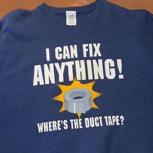 Heavyweight Crewneck “I can fix anything!” Funny DIY Grandpa Sweatshirt